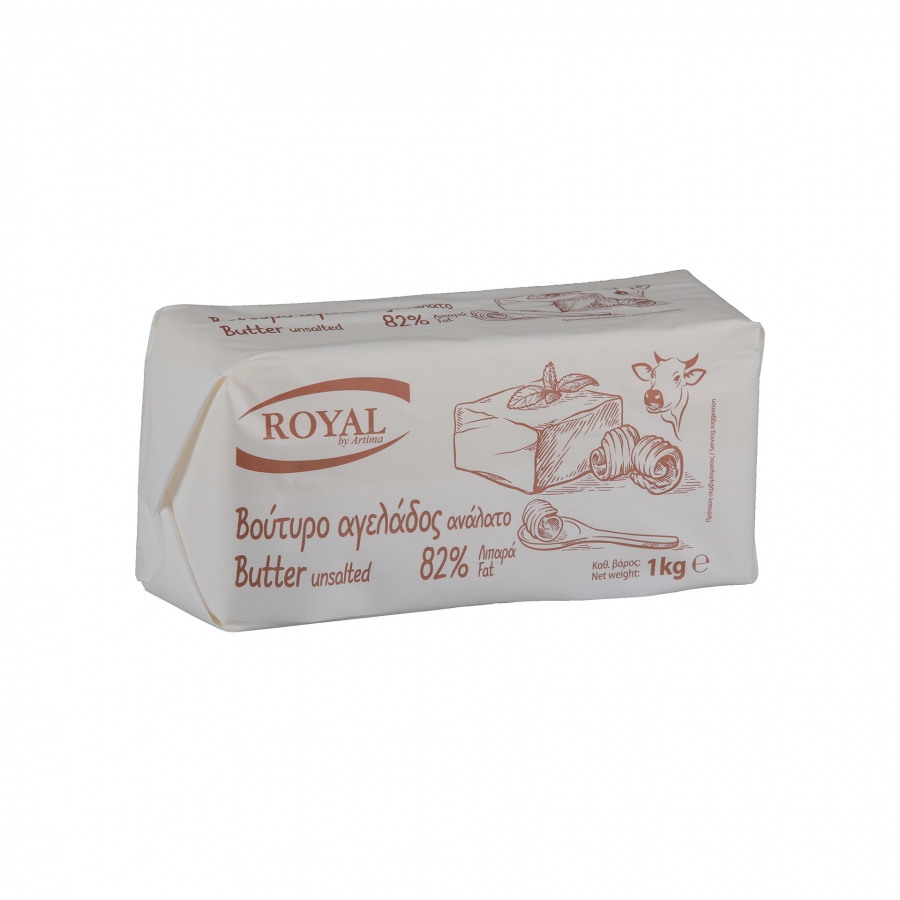 Βούτυρο Αγελάδος 82% Ανάλατο ROYAL 