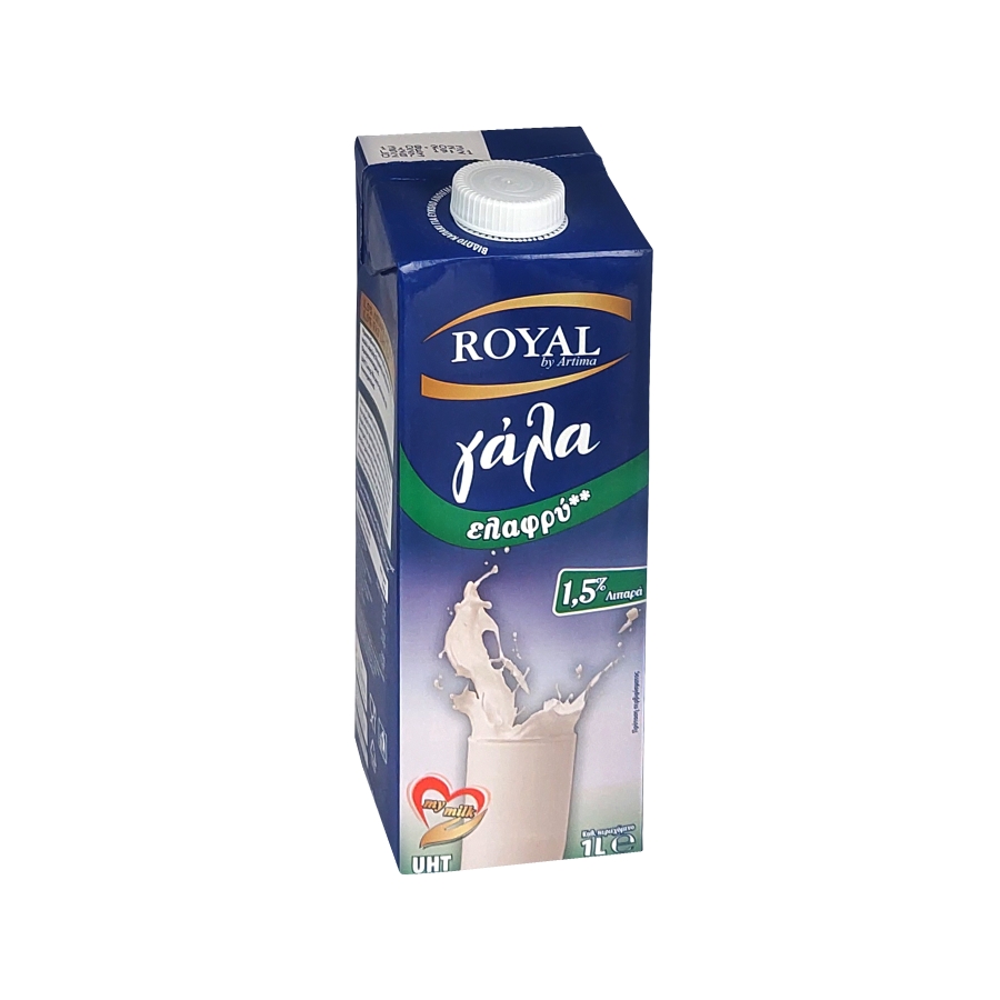 Γάλα Ελαφρύ 1,5% ROYAL 1lt